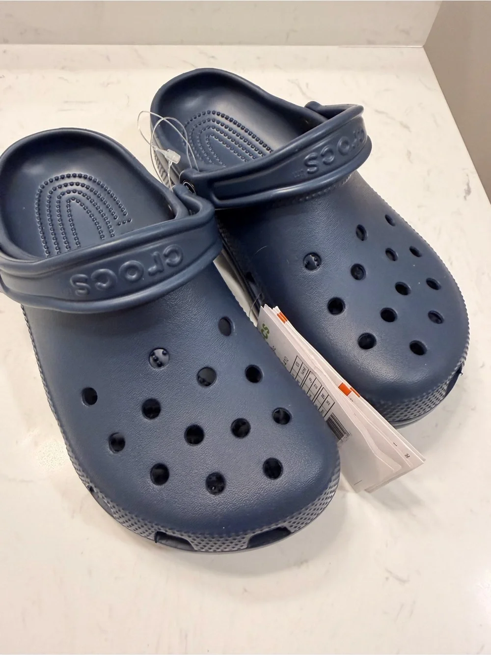 CROCS classic clog With Tags 🏷️ Navy Blue US M 4,W6 EUR 36